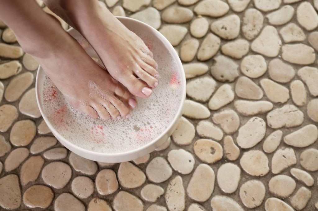 aparato para los pies cansados